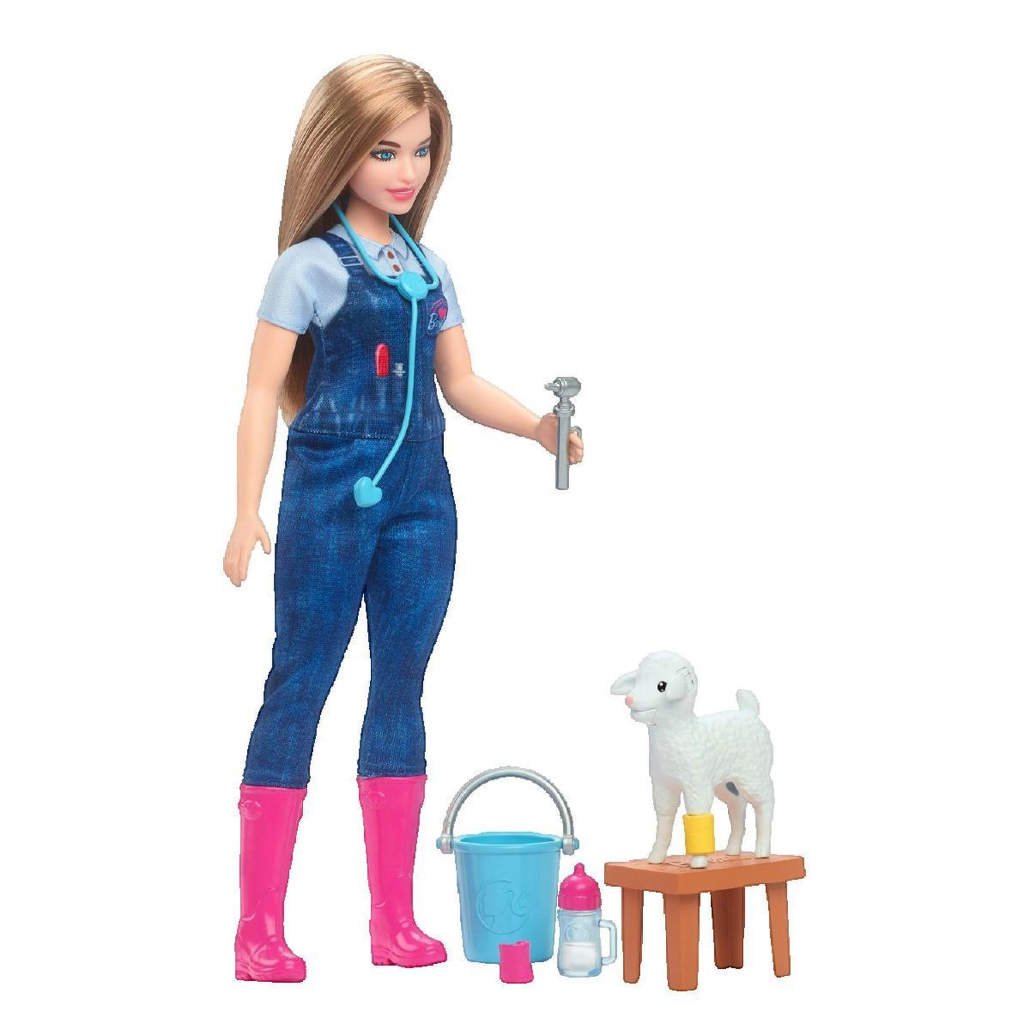 Voir la diapositive 3 : BARBIE Jeu de rôle Barbie Vétérinaire de Campagne avec accessoires