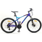 Vélo VTT 26'' Rigide  Atlas   - Cadre Alu - Double Freins à Disque - 24 vitesses - Fourche télescopique - Equipé en Shimano Altus