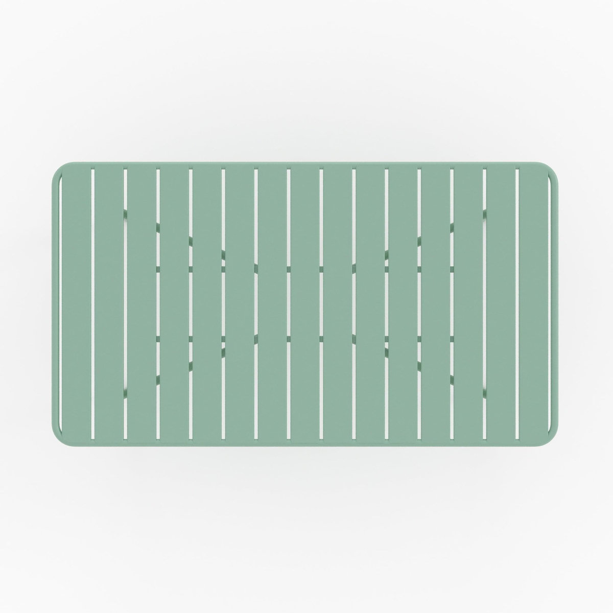 Rendez vous déco Table de jardin en métal vert clair 6 personnes-Yumi