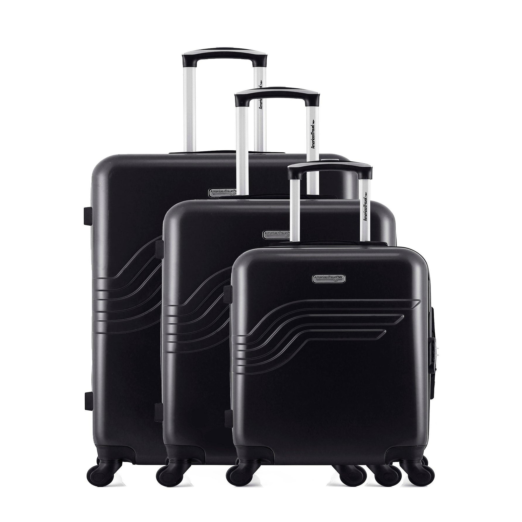 AMERICAN TRAVEL American travel - set de 3 valises detroit 75 cm 4 roues