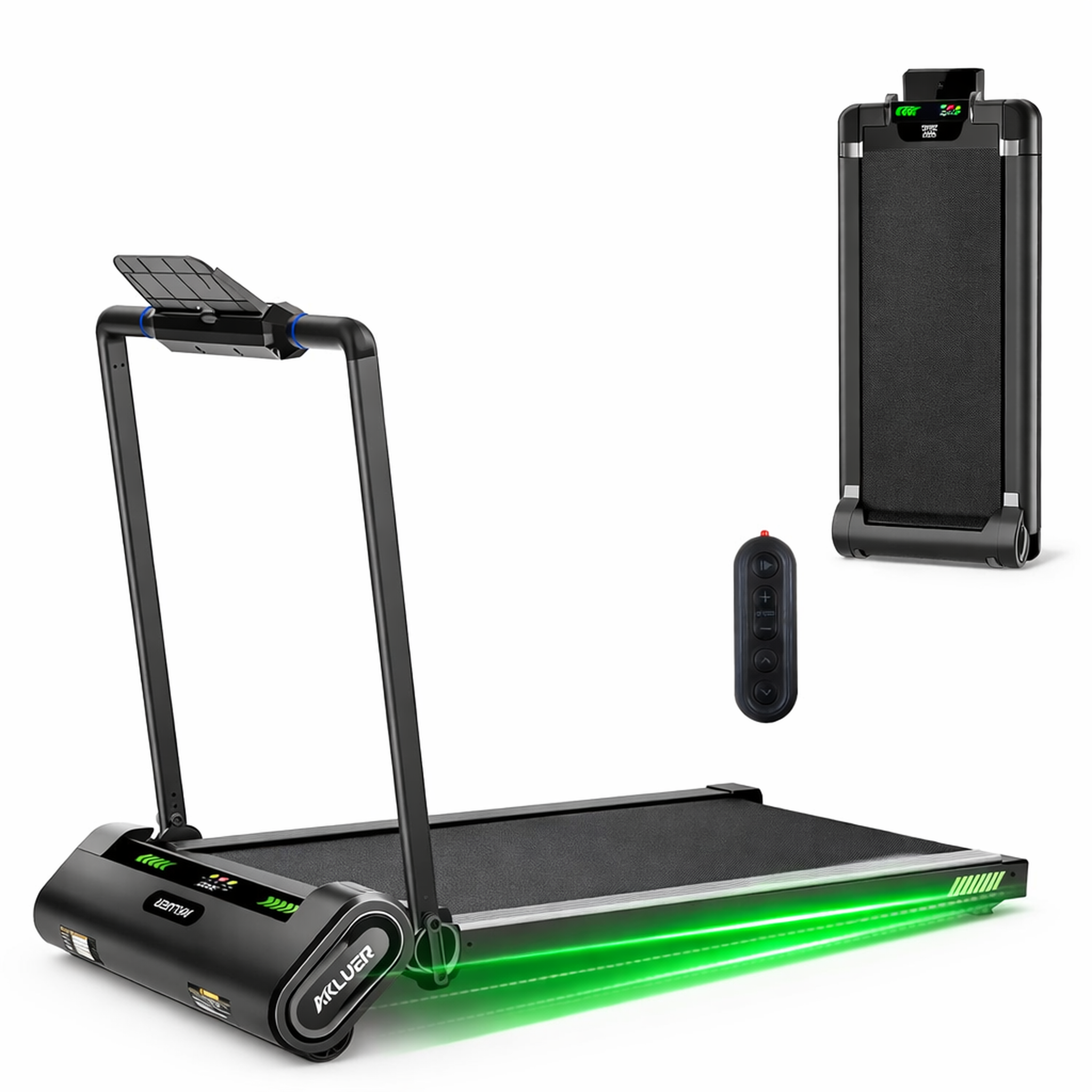 AKLUER Tapis de course pliable akluer h1-b à placer sous un bureau