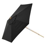 Paris Prix Parasol en Bois  Corypho  250cm Noir