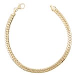 L'ATELIER D'AZUR Bracelet Or Jaune Maille Anglaise - Femme