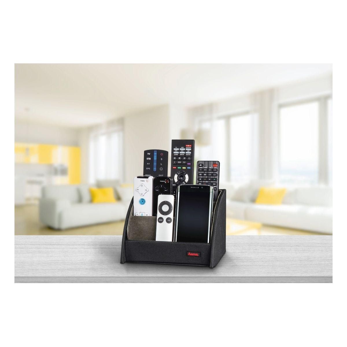 Hama Socle de rangement pour télécommandes noir