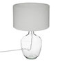 Voir la diapositive 1 : ATMOSPHERA Lampe à Poser en Verre  Winter  43cm Blanc