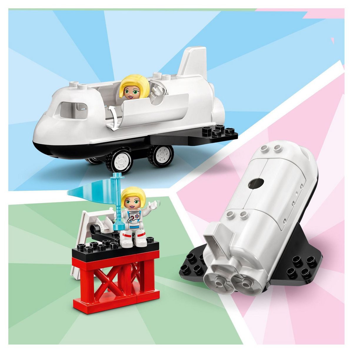 LEGO DUPLO Ma ville 10944 Mission de la Navette Spatiale Jouet