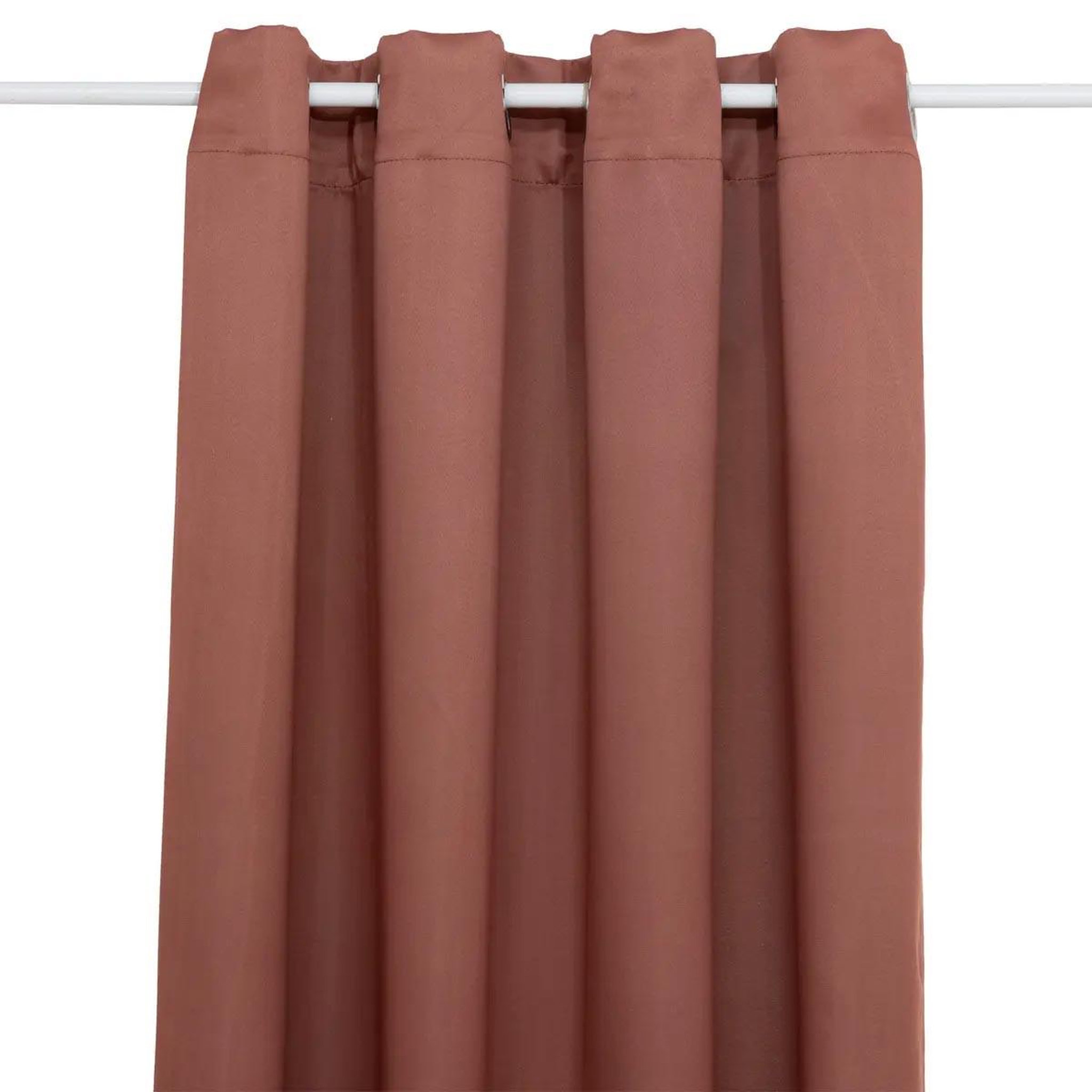ATMOSPHERA Lot de 2 rideaux occultants  kerry  135x240cm terracotta