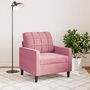 Voir la diapositive 3 : VIDAXL Fauteuil Rose 60 cm Velours