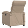 Voir la diapositive 5 : VIDAXL Fauteuil de massage inclinable electrique cappuccino similicuir
