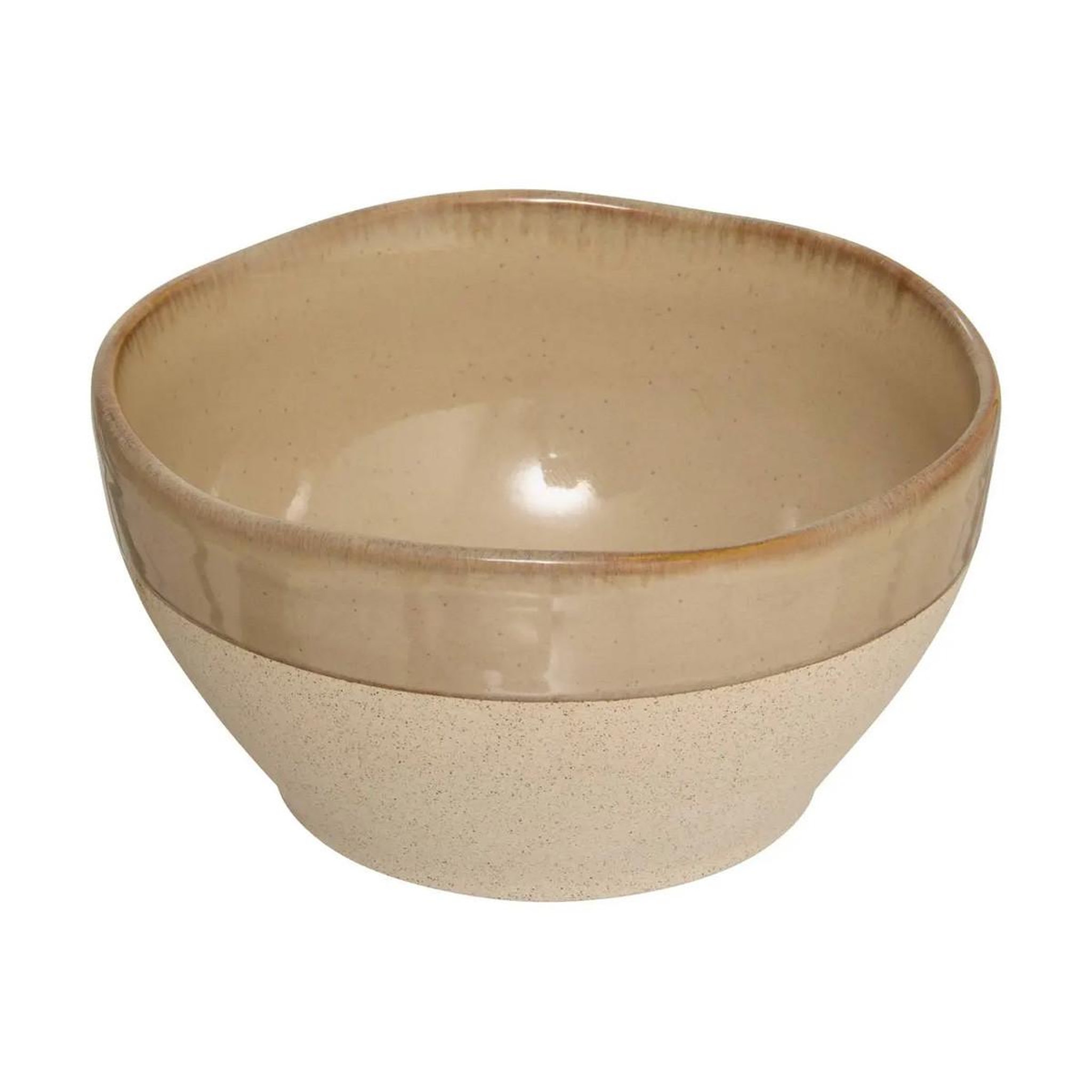 Voir la diapositive 2 : SECRET DE GOURMET Lot de 6 coupelles en faïence  kate  30cl beige