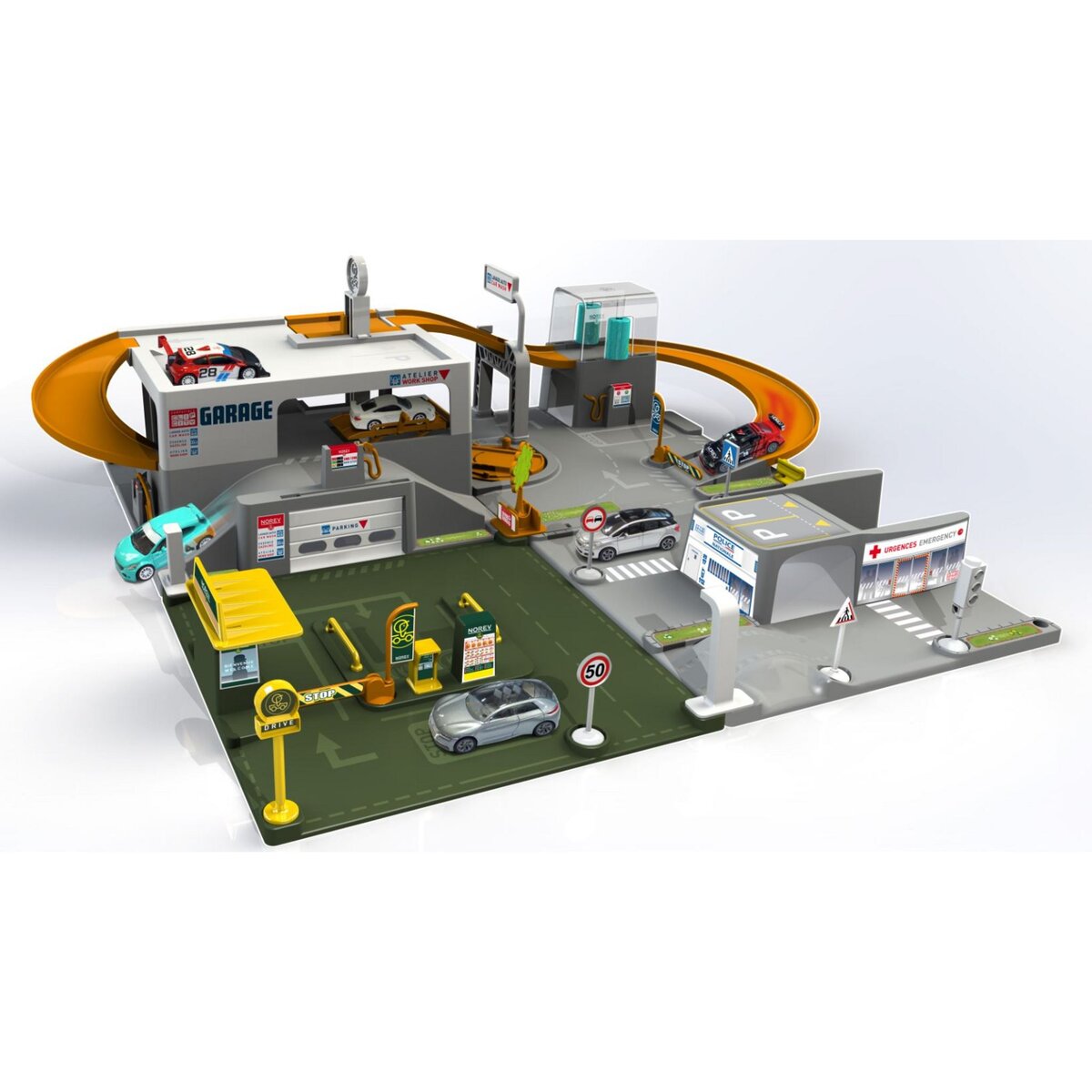 NOREV Circuit modulable 3D city + 1 véhicule
