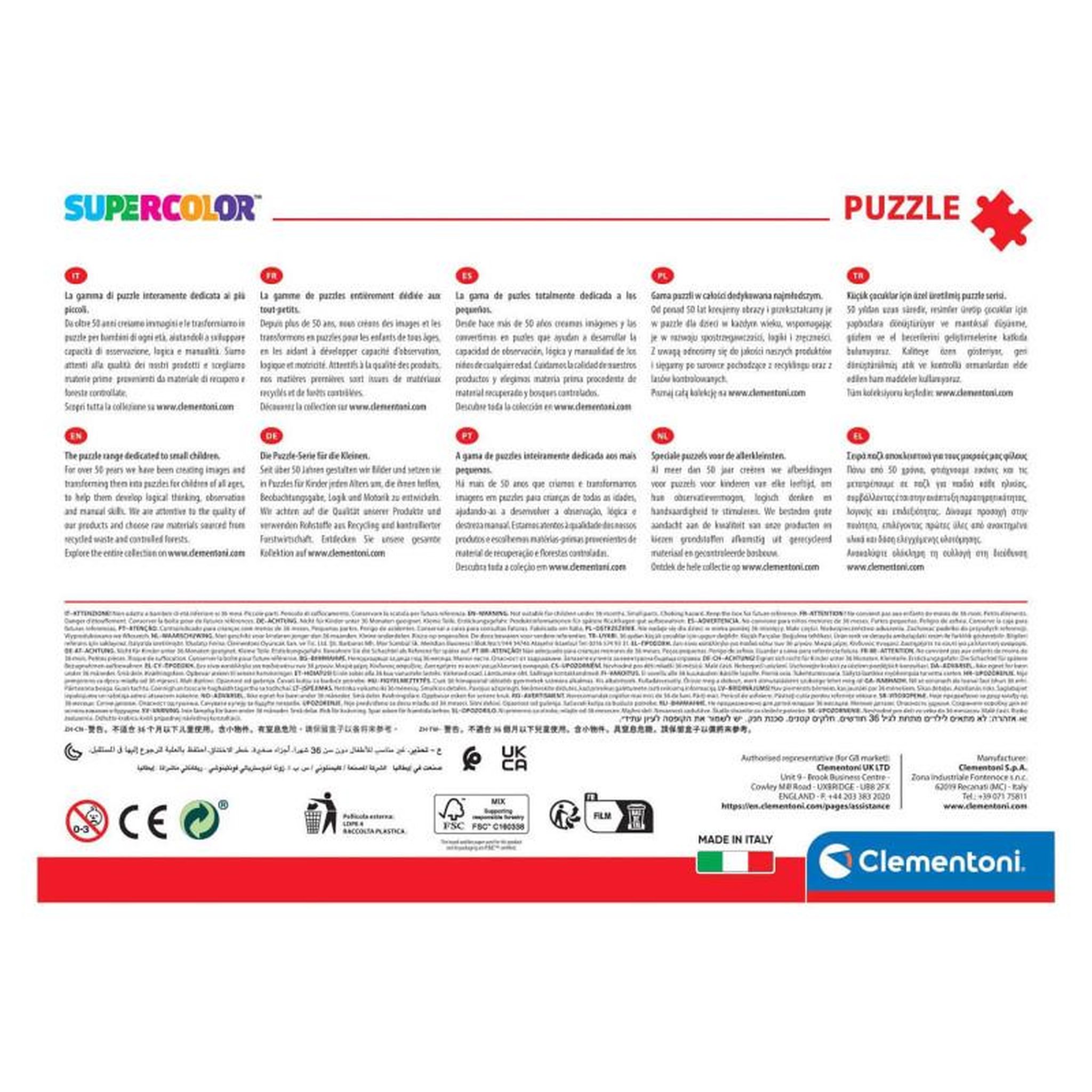 Voir la diapositive 4 : CLEMENTONI Clementoni Jigsaw Puzzle - Sonic, 104st. 27256