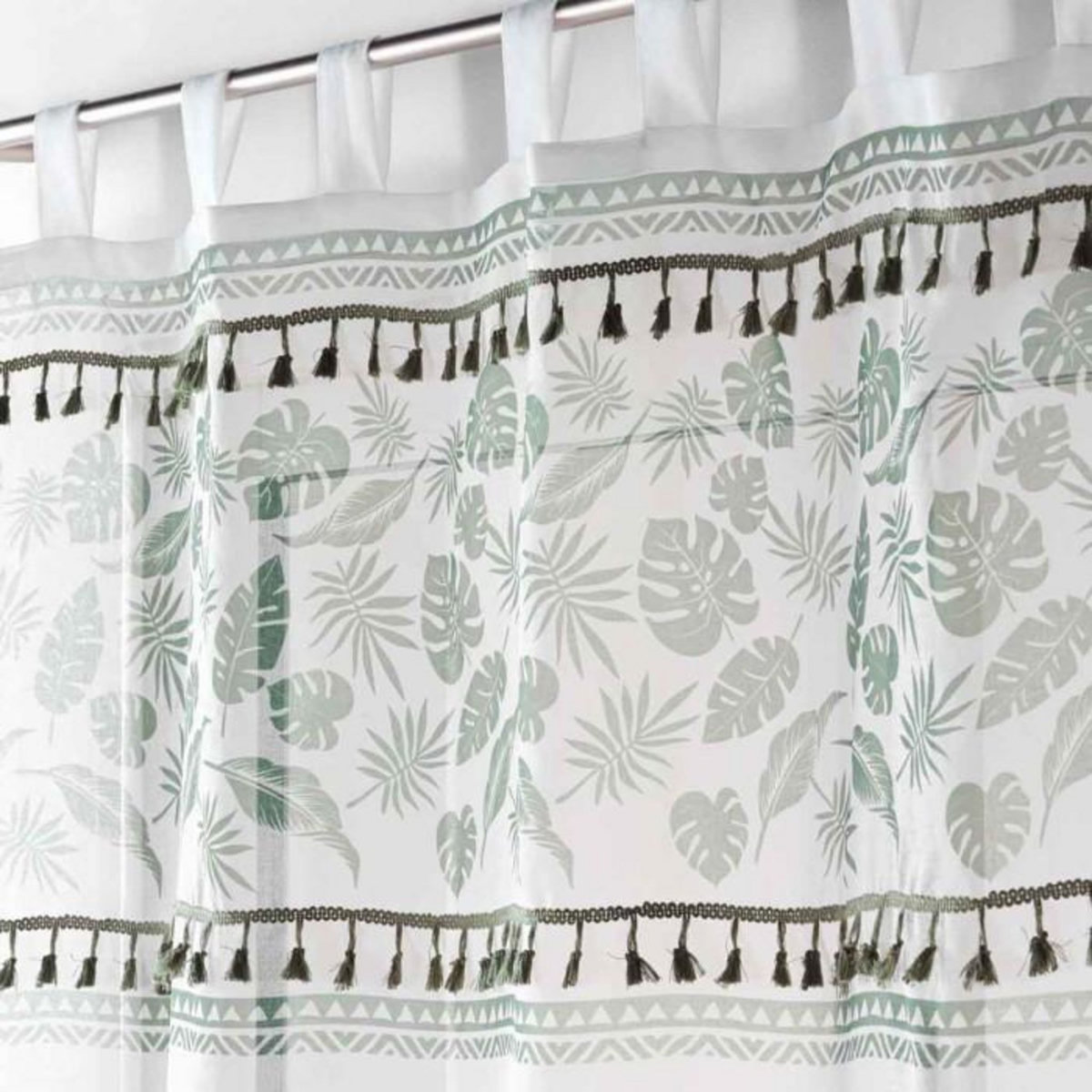 Paris Prix Rideau Voilage à Passants  Milagreen  140x240cm Blanc