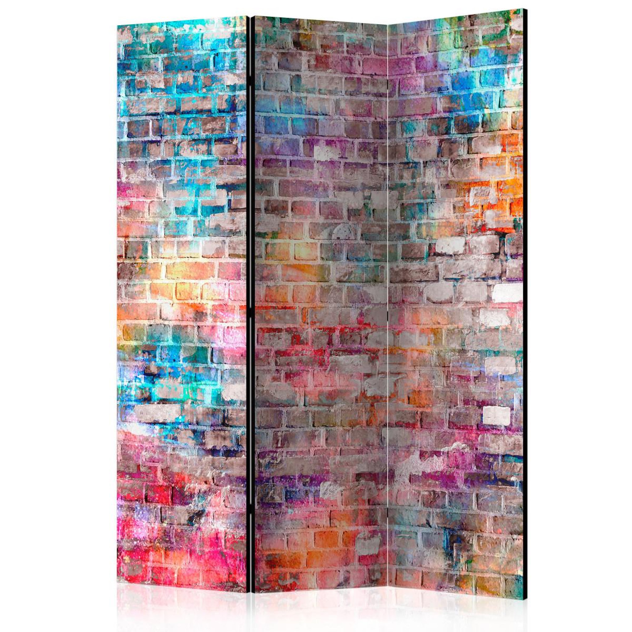 Paris Prix Paravent 3 volets  colourful brick  135x172cm