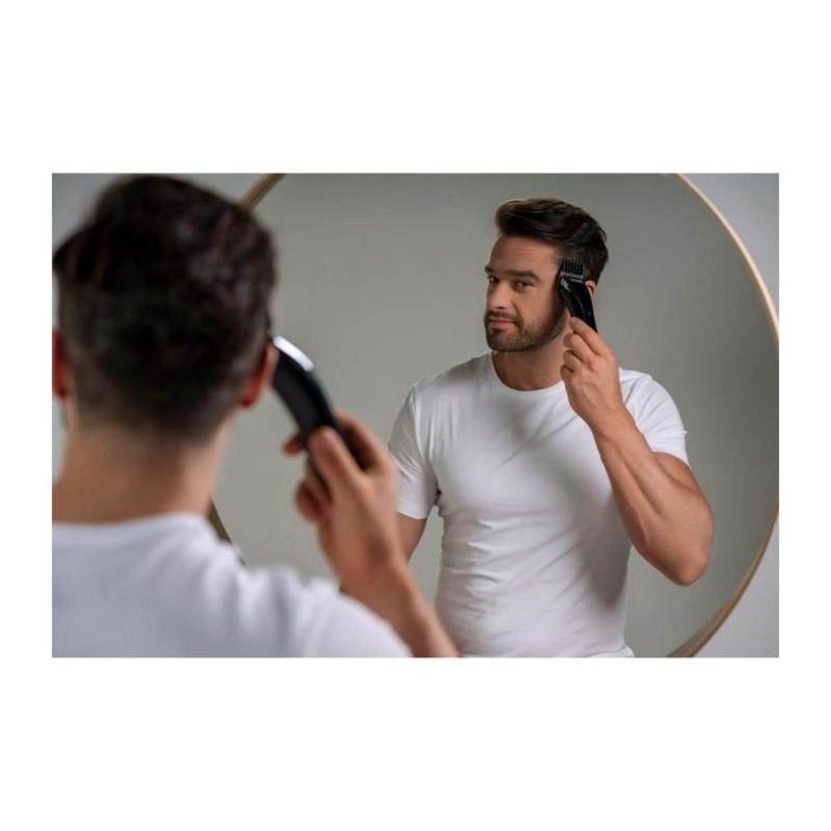 WAHL Tondeuse a cheveux - WAHL - 1911.0467 Lithium Pro LCD Clipper - 6 W - 100 min - 6 sabots - Noir