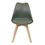 Voir la diapositive 2 : The Home Deco Factory 2 Chaises design scandinaves rembourrées Cocooning