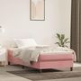 Voir la diapositive 1 : VIDAXL Matelas de lit a ressorts ensaches Rose 90x200x20 cm Velours