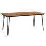 Voir la diapositive 2 : VIDAXL Table de jardin avec pieds epingle a cheveux 180x90x75 acacia