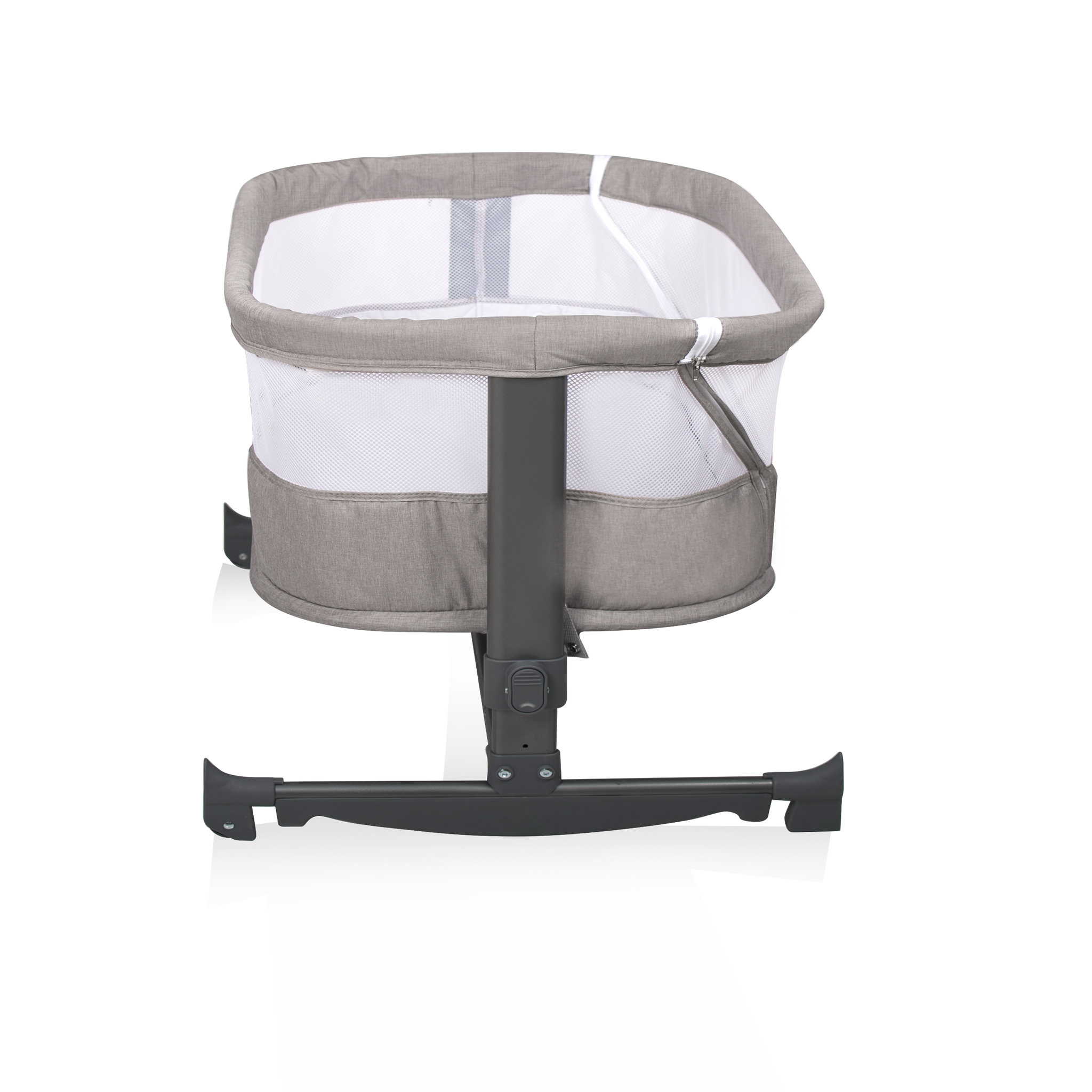 Voir la diapositive 5 : BANINNI Berceau balancelle cododo réglable beige Nesso