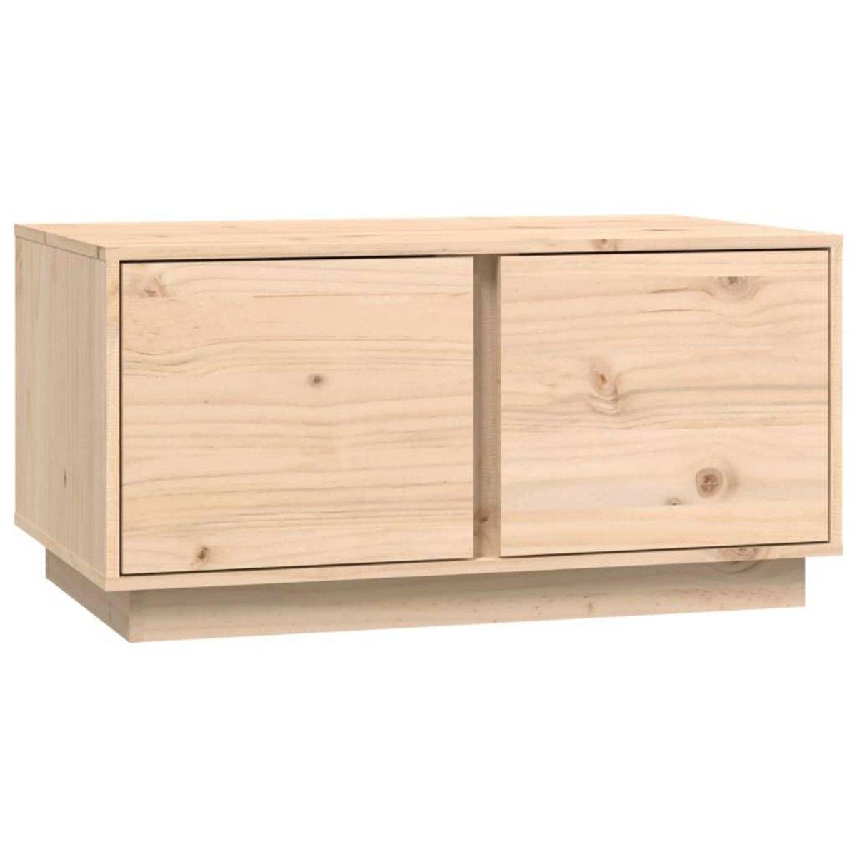 VIDAXL Table basse 80x50x40 cm Bois massif de pin