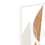 Voir la diapositive 2 : Paris Prix Décoration Murale en Métal  Feuilles  75cm Multicolore