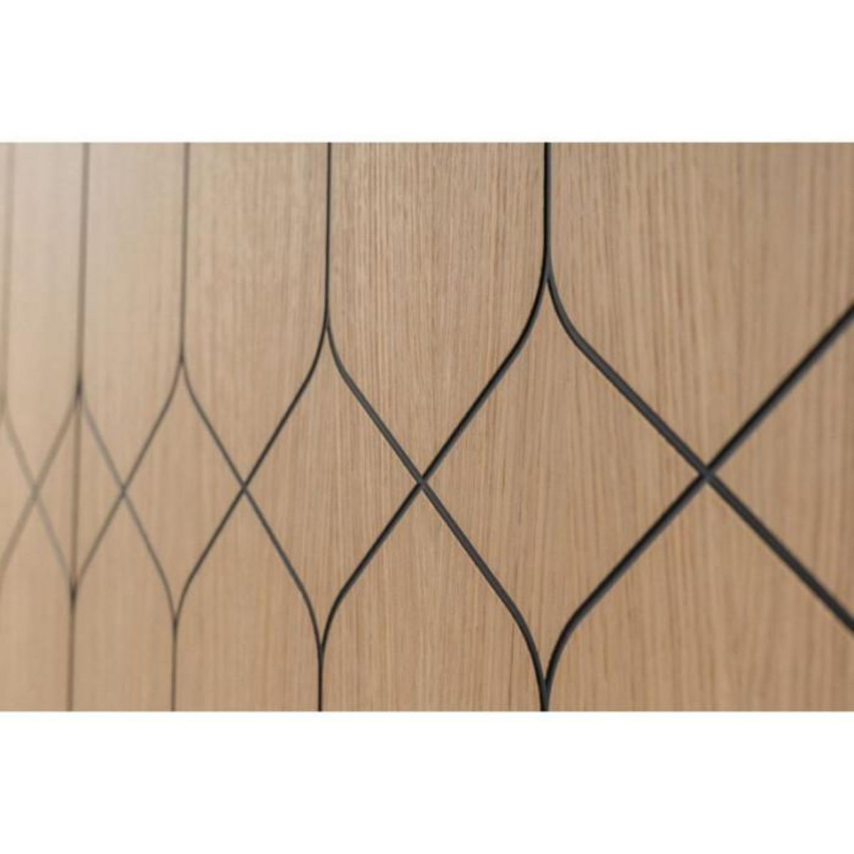 Paris Prix Buffet Design en Bois Massif  Porto II  175cm Chêne