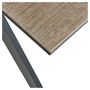 Voir la diapositive 3 : GARDENSTAR Table de jardin 10 per alu plateau verre imitation bois