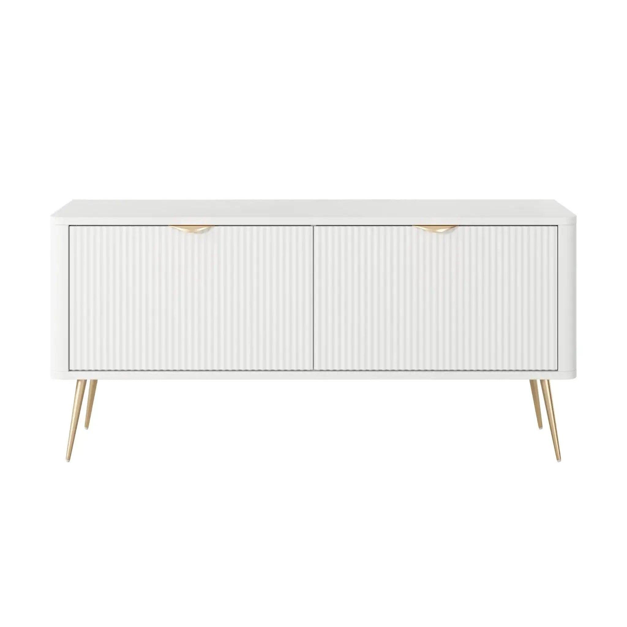 Voir la diapositive 1 : CASANOVA PARIS Joudy mini - mini meuble tv 163cmeffet rainuré