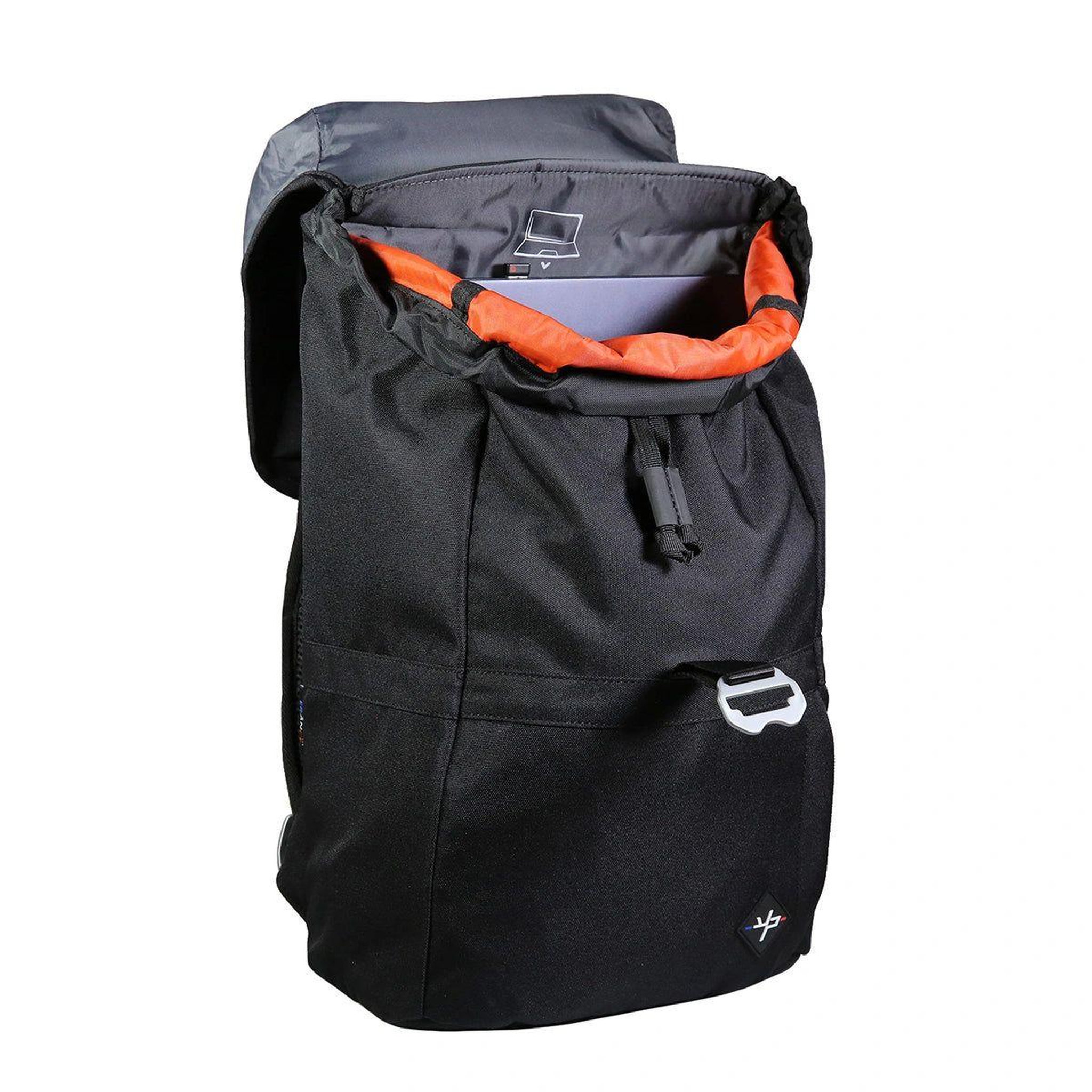 Voir la diapositive 3 : BODYPACK BODYPACK Sac à dos recyclé ordi usb typo 1 compartiment
