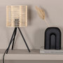 Voir la diapositive 4 : Paris Prix Lampe à Poser en Rotin  Fence  40cm Naturel