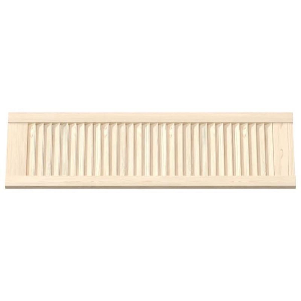 VIDAXL Portes d armoire à persiennes 2 pcs 99x29,5 cm pin massif