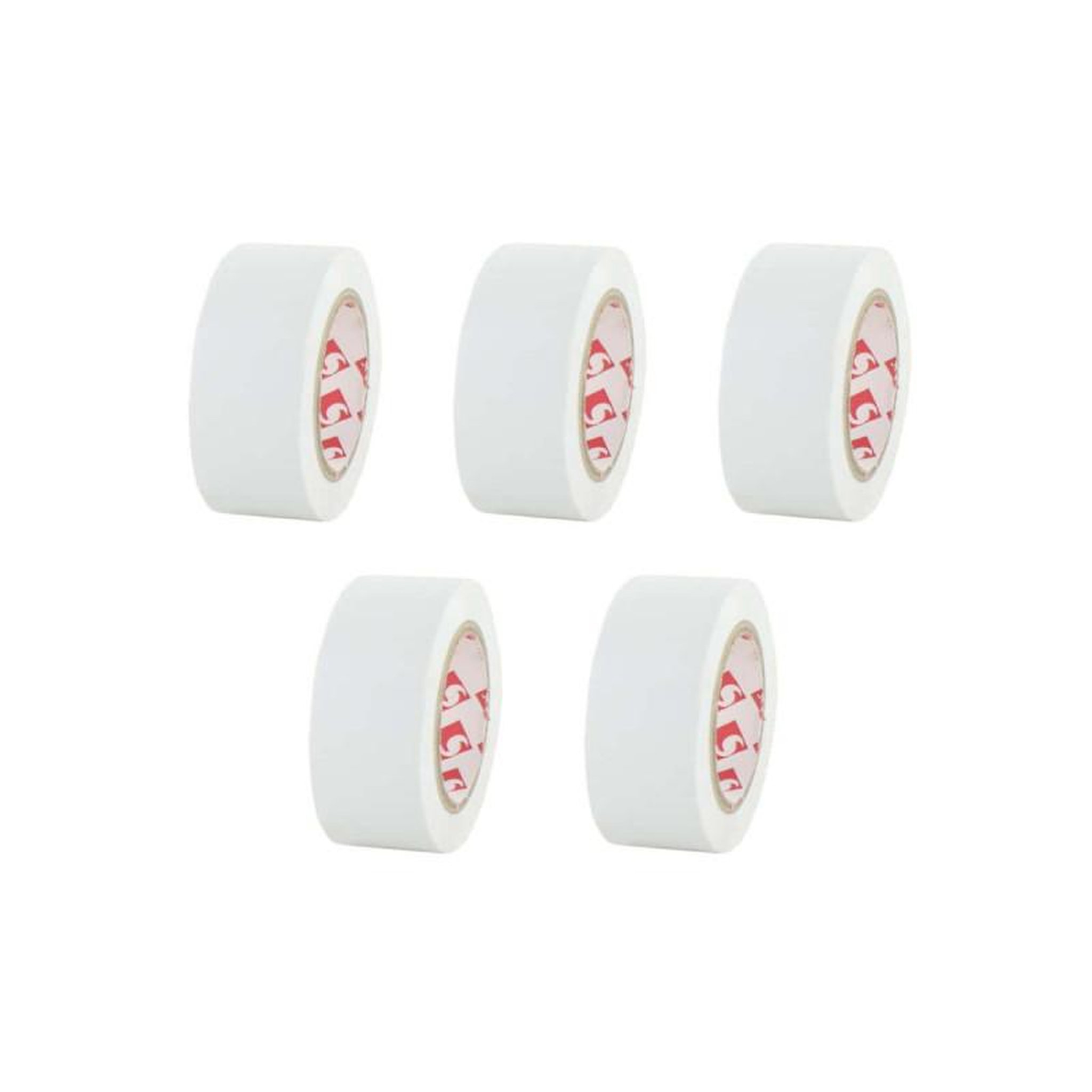 Scapa Lot de 5 rubans adhésifs électriques scapa - pvc - 19mm - 2702-19-blanc