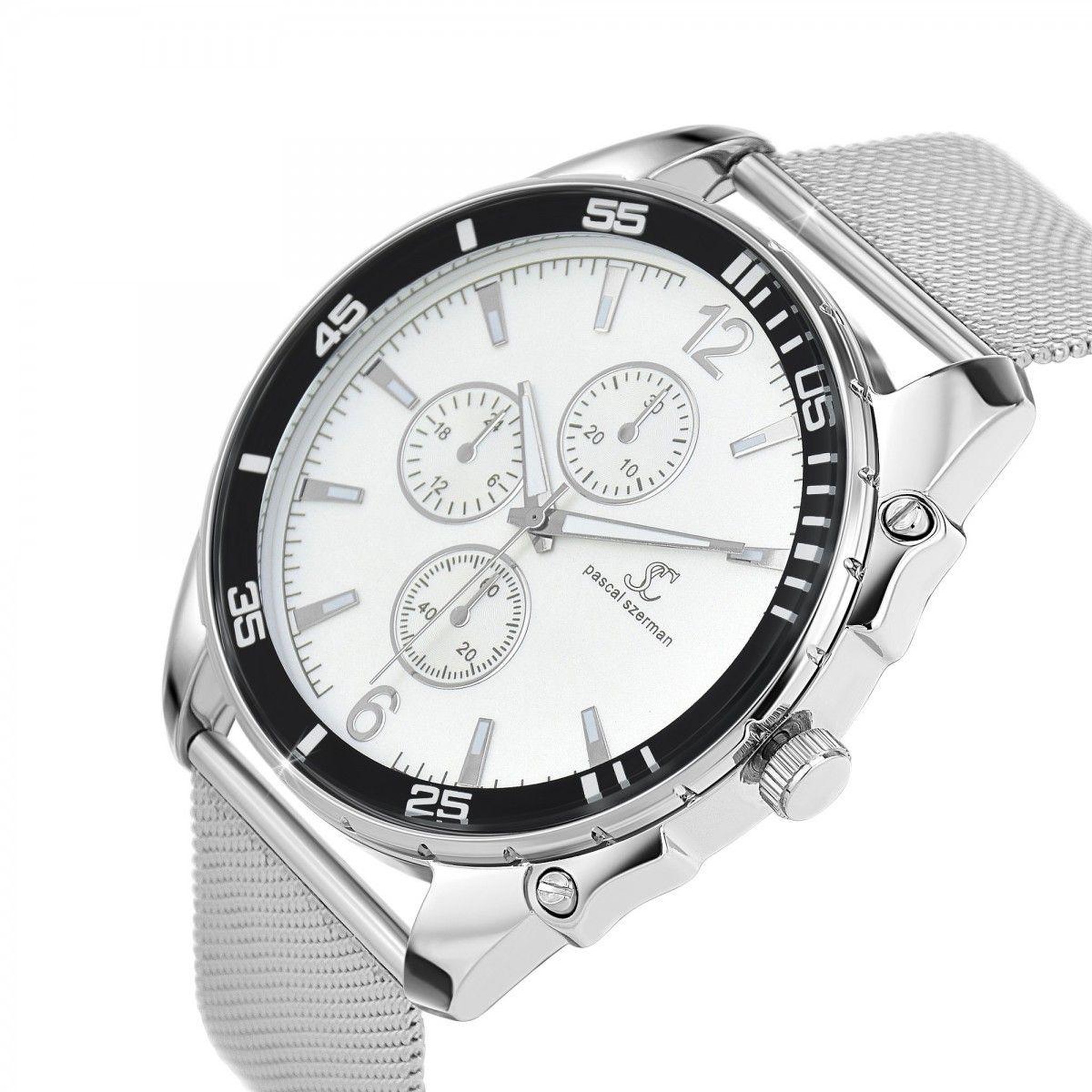 Voir la diapositive 3 : SC CRYSTAL Montre homme quartz par Pascal Szerman