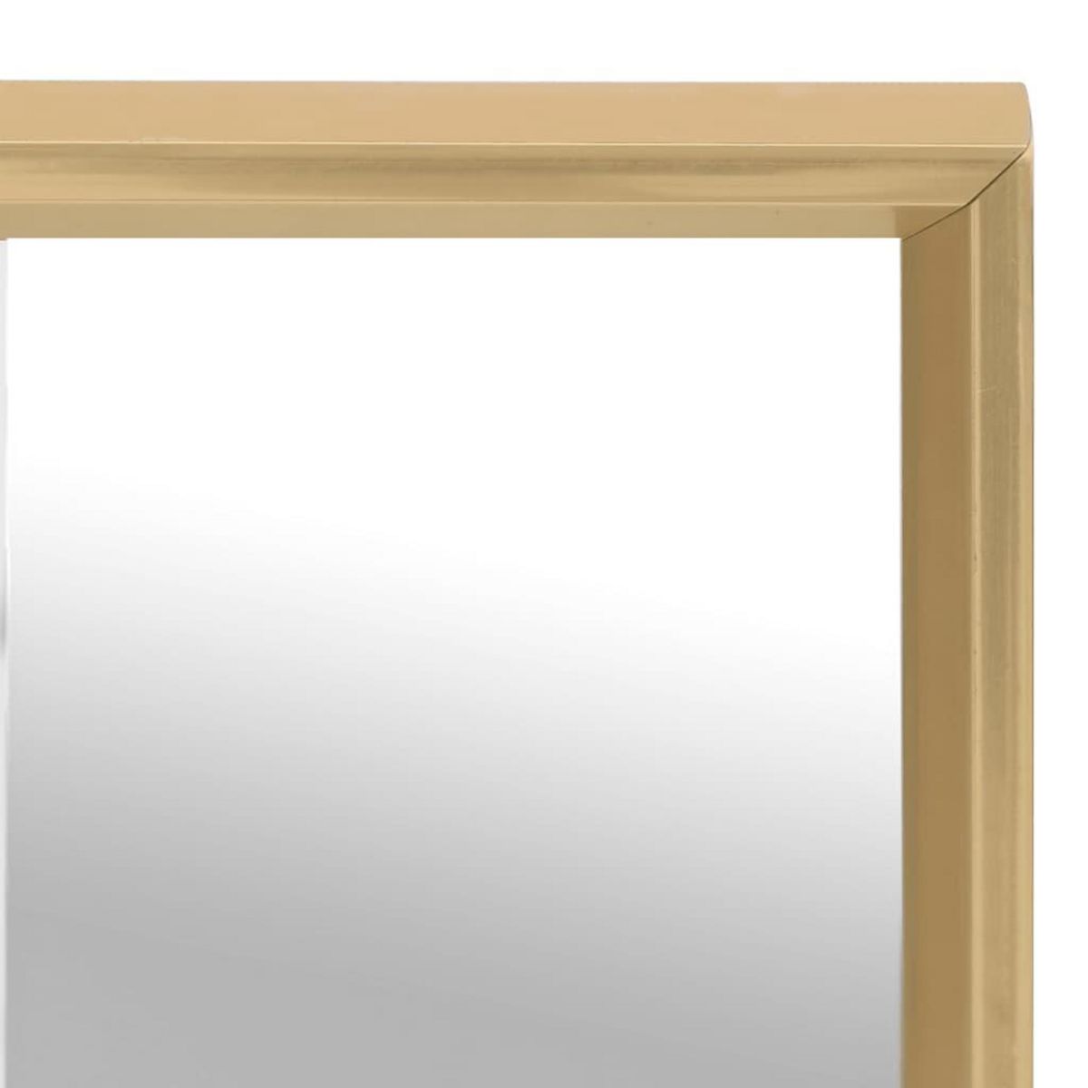 VIDAXL Miroir Dore 60x60 cm