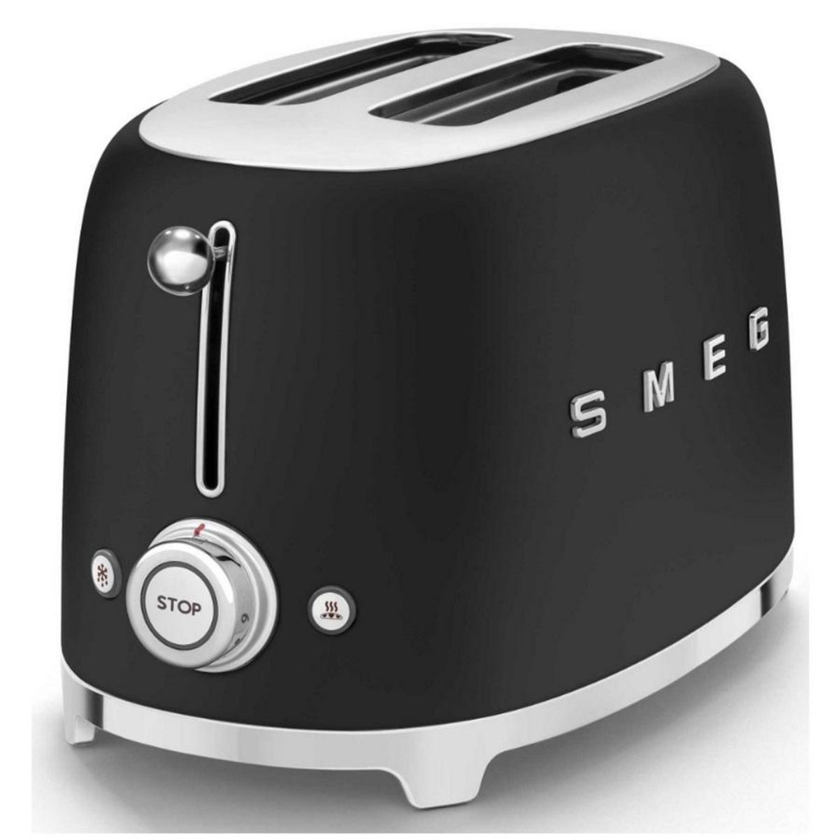 SMEG Grille-pain TSF01BLMEU Noir mat