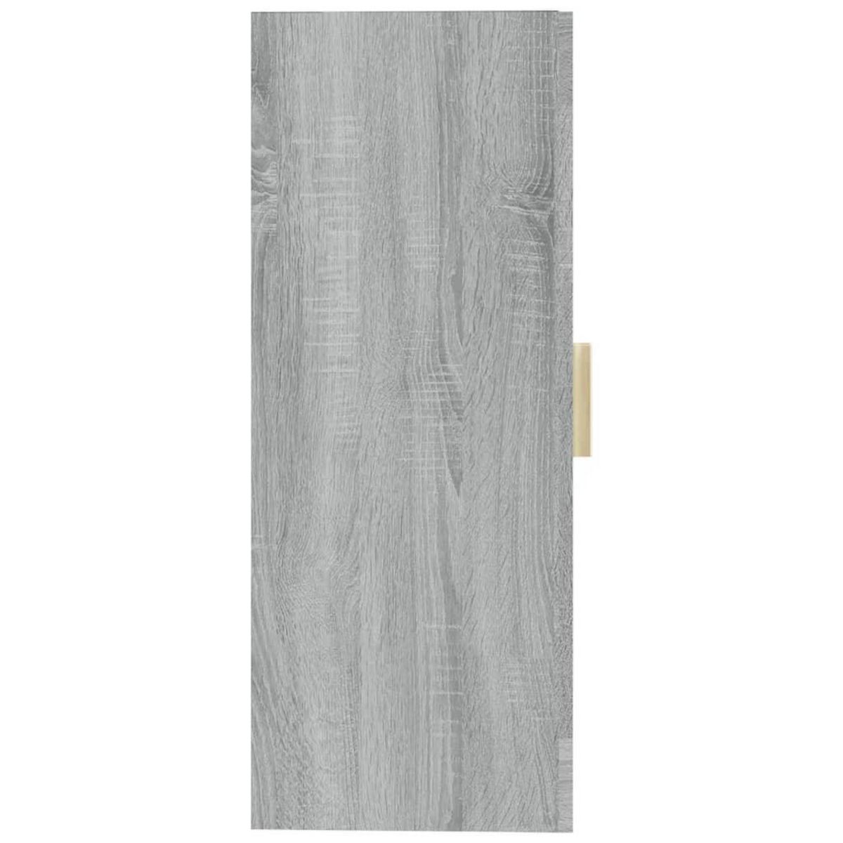 VIDAXL Armoire murale suspendue Sonoma gris 69,5x34x90 cm