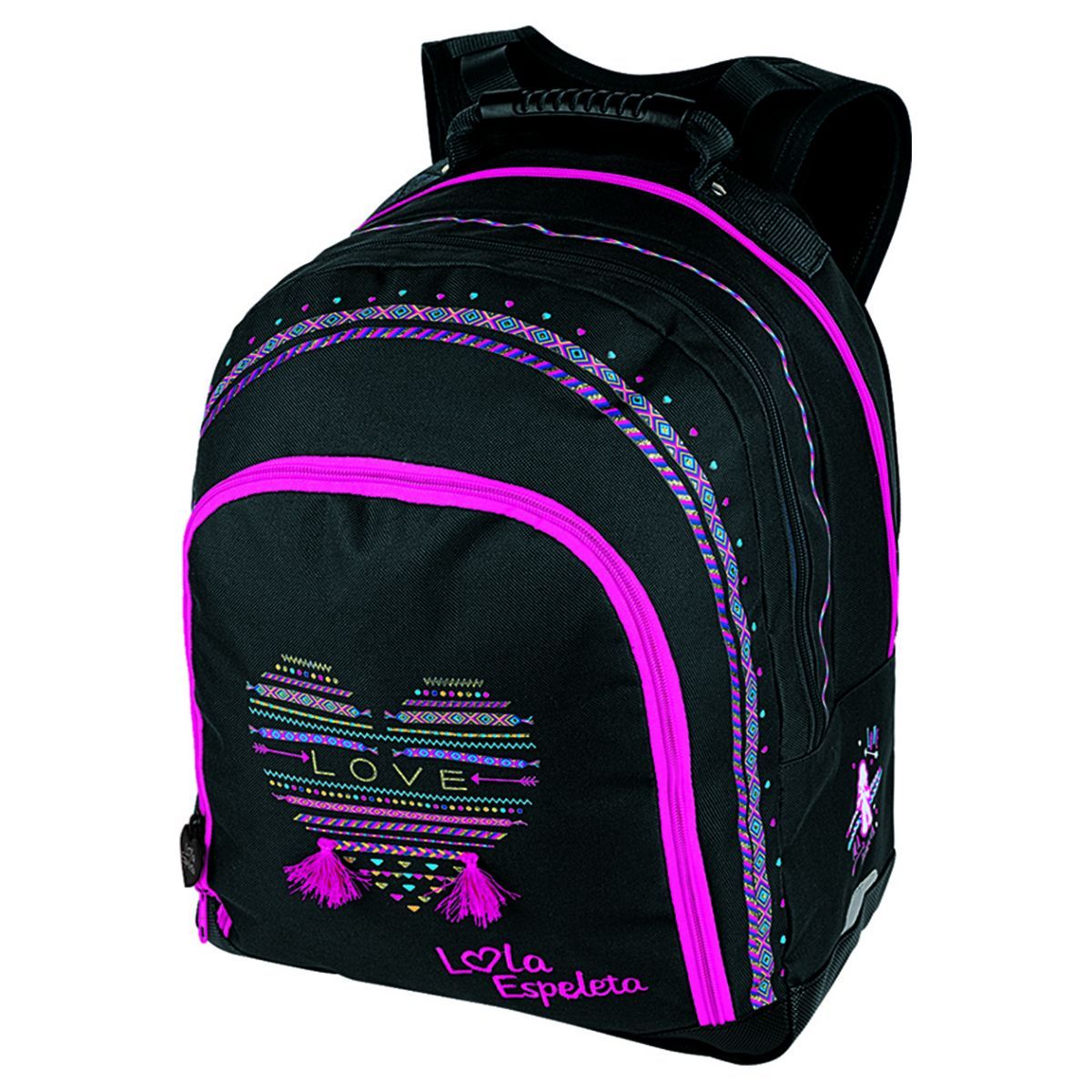 LOLA ESPELETA Sac à dos 2 compartiments CM1/CM2 gris