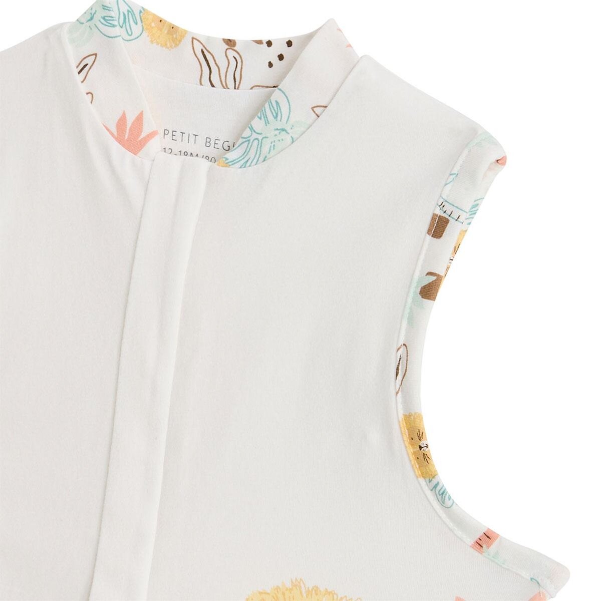 Petit Béguin Turbulette TOG0,5 en gaze de coton avec pieds retroussables Auguste