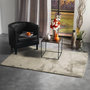 Voir la diapositive 2 : Paris Prix Tapis Uni en Flanelle  Flanou  120x170cm Taupe