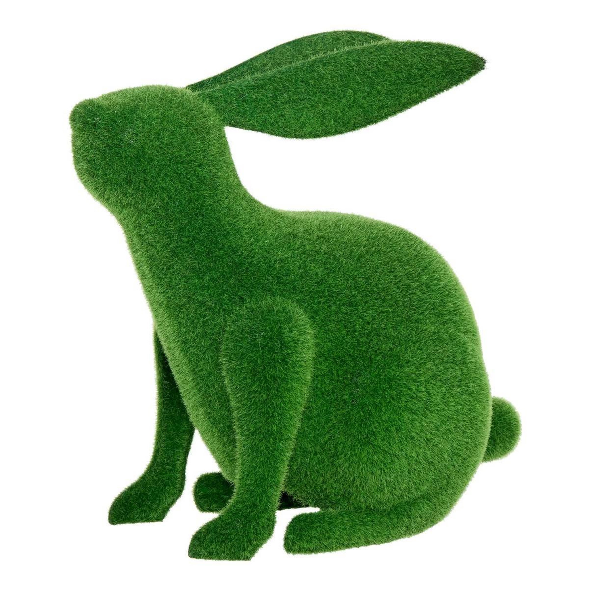 ATMOSPHERA Lapin déco extérieur  grass  38cm vert