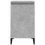 Voir la diapositive 5 : VIDAXL Table de chevet gris beton 40x35x70 cm bois d'ingenierie
