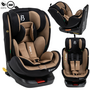 Voir la diapositive 1 : BEBELISSIMO BEBELISSIMO - Siège auto Isofix - pivotant 360 ° - groupe 0+/1/2/3 - (0-36kg) - i-EOLE - beige