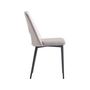 Voir la diapositive 3 : Habitat et Jardin Lot de 2 chaises en velours  Fedora  - Gris clair