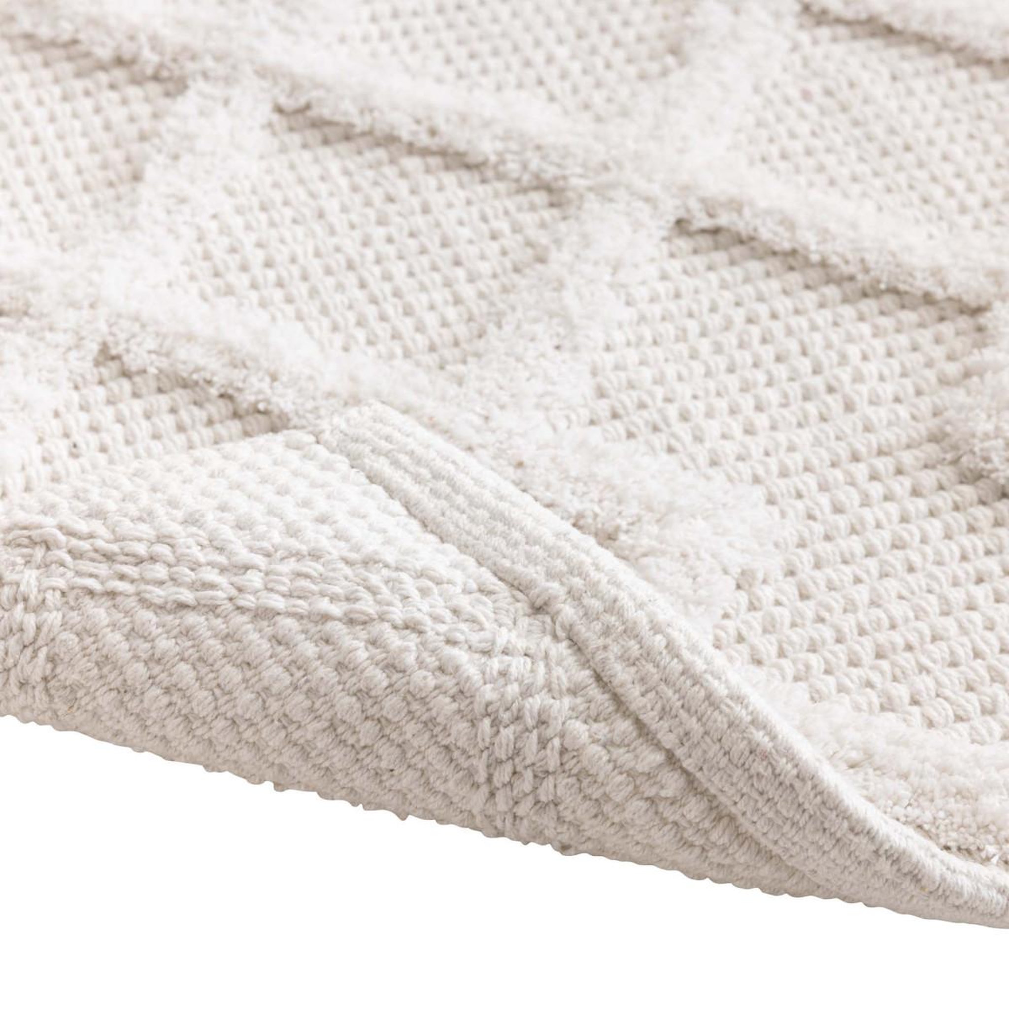 Voir la diapositive 4 : Douceur d'Intérieur Tapis de bain tufté  otis  50x80cm naturel