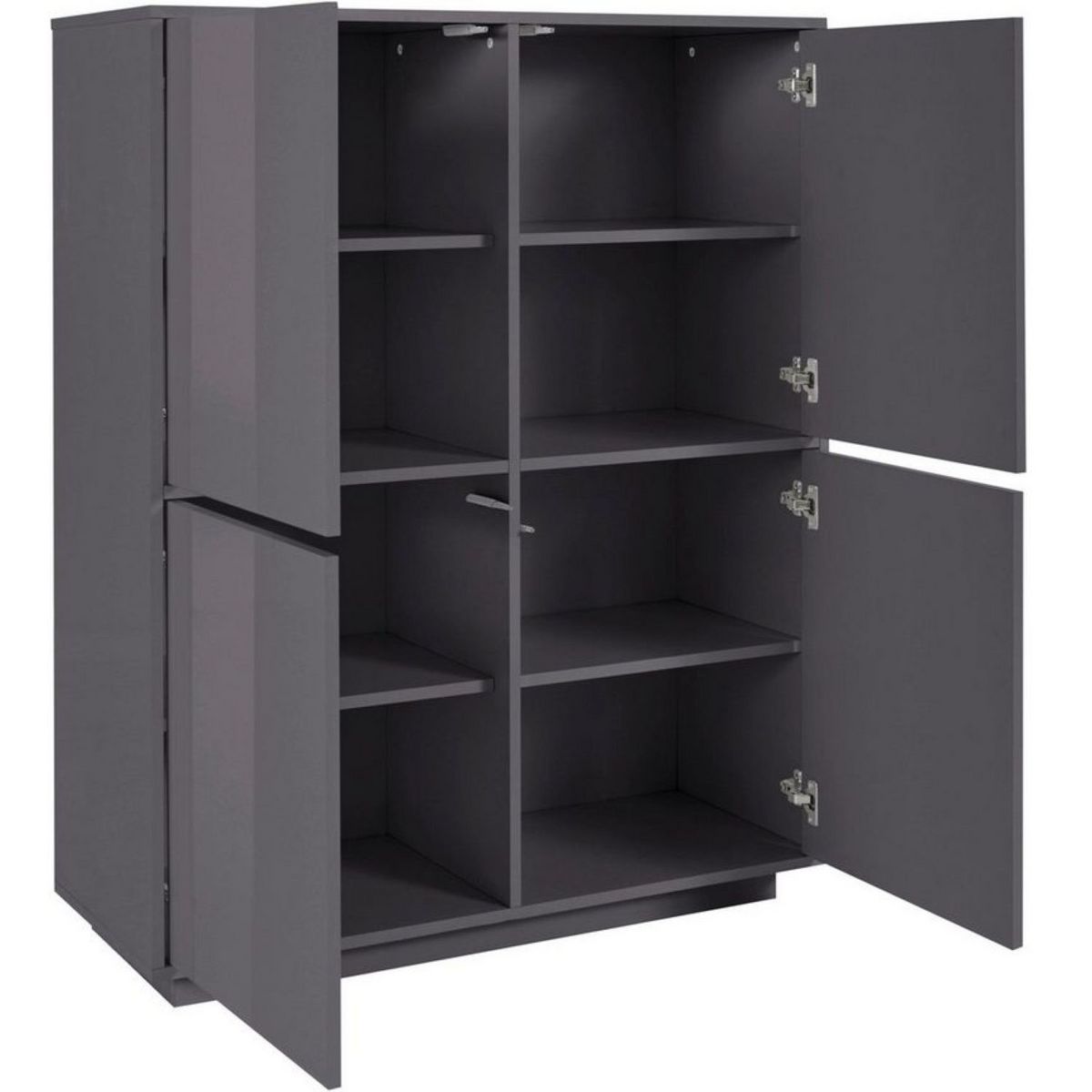 Buffet haut moderne 4 portes 100 cm LUCERA