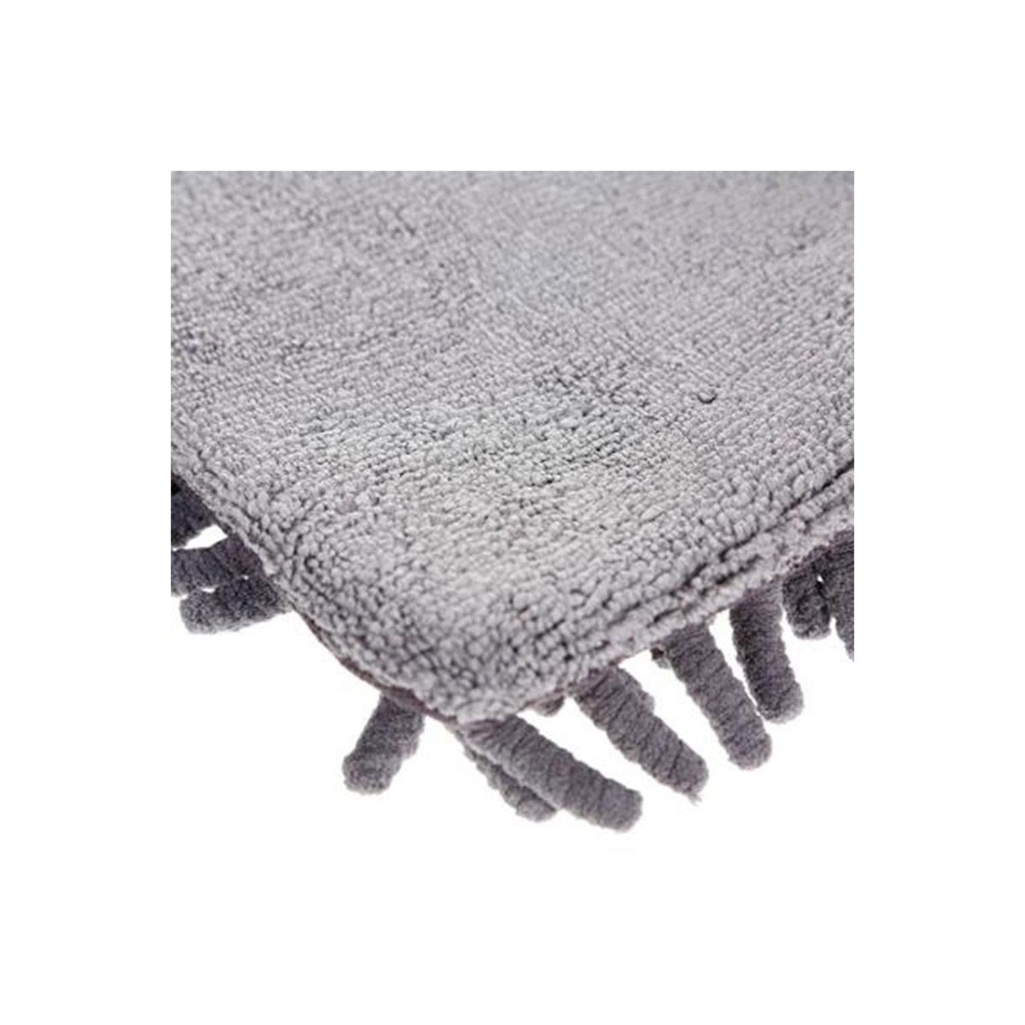 Voir la diapositive 2 : FIVE Gant microfibre  2 faces  23cm gris