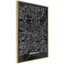 Voir la diapositive 1 : Paris Prix Affiche Murale Encadrée  City Map Munich Dark