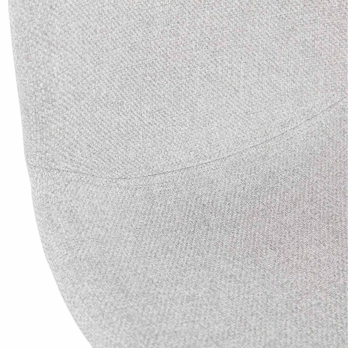Paris Prix Chaise Design Tissu  Quebec  83cm Gris & Chromé