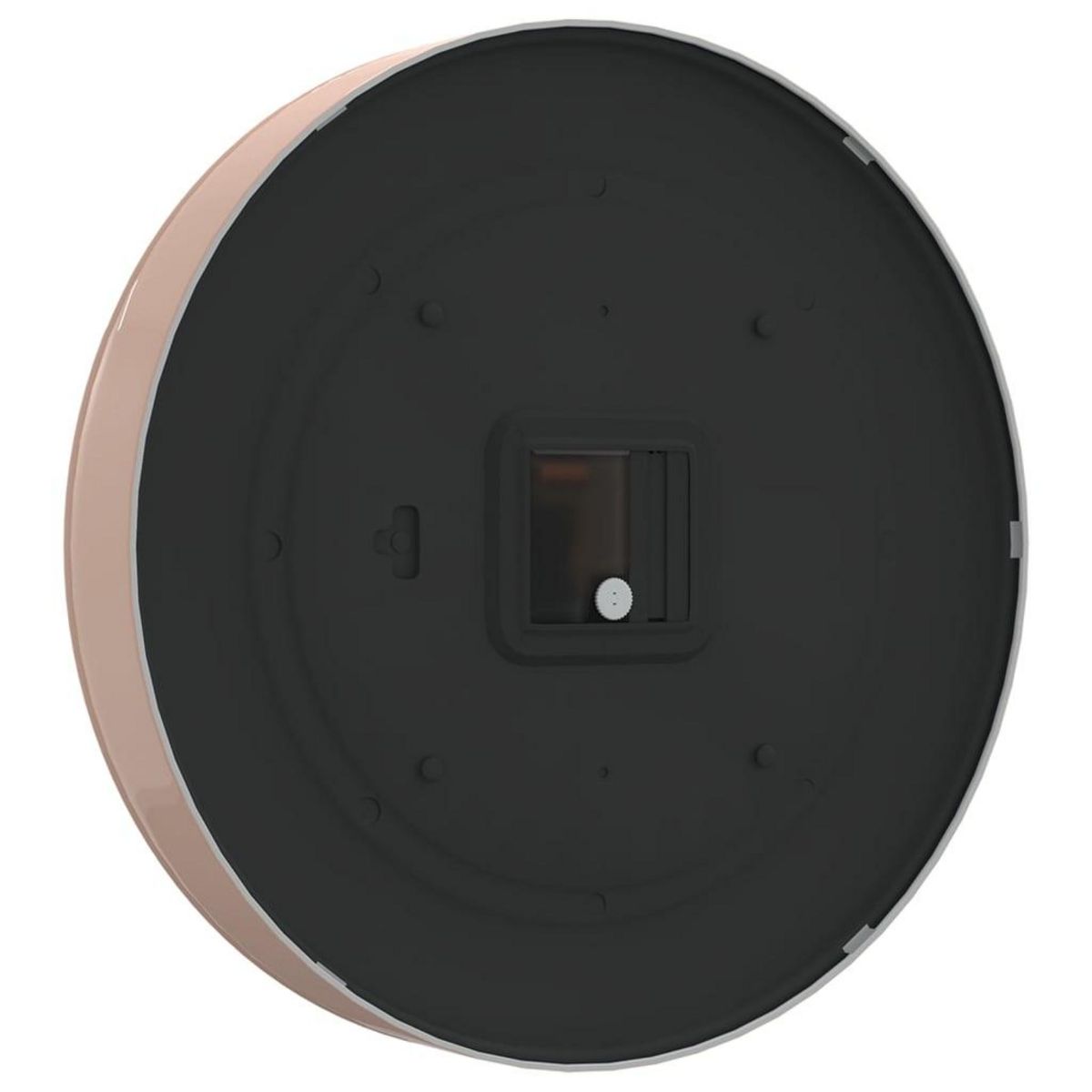 VIDAXL Horloge murale dore et blanc Ø29,5 cm polystyrene et verre