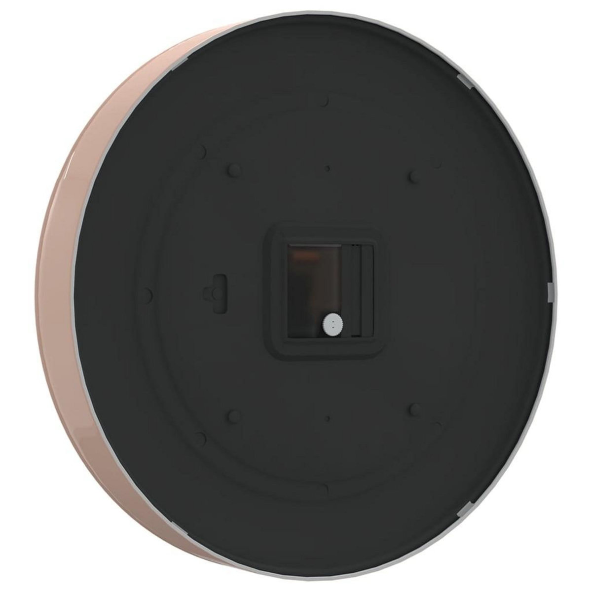 VIDAXL Horloge murale dore et blanc Ø29,5 cm polystyrene et verre